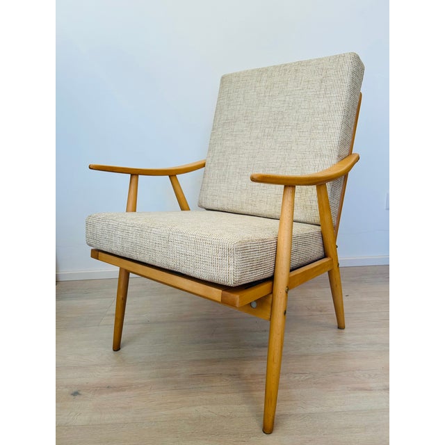 Lounge Armchair by Jaroslav Šmidek for Ton, Former Czechoslovakia, 1960s For Sale - Image 12 of 12