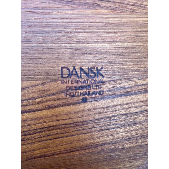 Circa 1960s Vintage Dansk Teak Round Wooden Trivets, Jens Quistgaard - 2 Pieces For Sale - Image 6 of 11