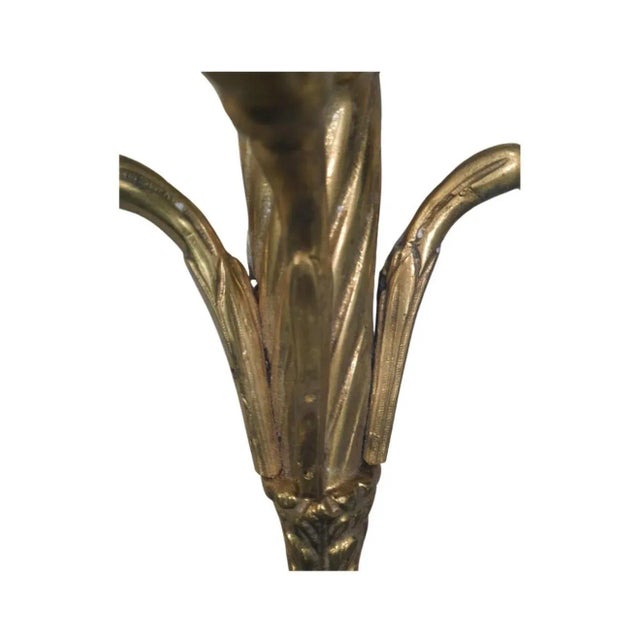 This pair of antique gilt bronze appliqués are finely detailed, and feature neoclassical motifs including bowknots and...