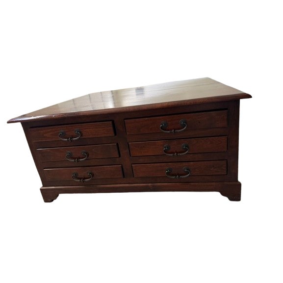 Coffee Table With Multiple Drawers For Sale - Image 4 of 5