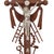 20th Century Folk Art Handmade Tramp Art Crucifix, 1890s For Sale - Image 4 of 18