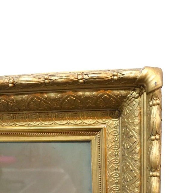Pair Victorian Watercolor Portraits, Sister & Brother, Original Frames, C1890 For Sale - Image 17 of 18