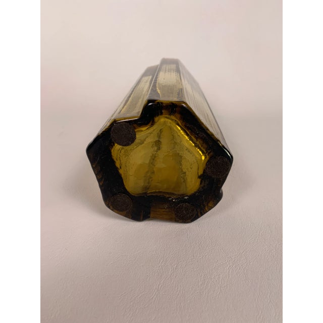 Vintage Uno Westerberg for Pukeberg Art Glass Vase For Sale In Los Angeles - Image 6 of 9