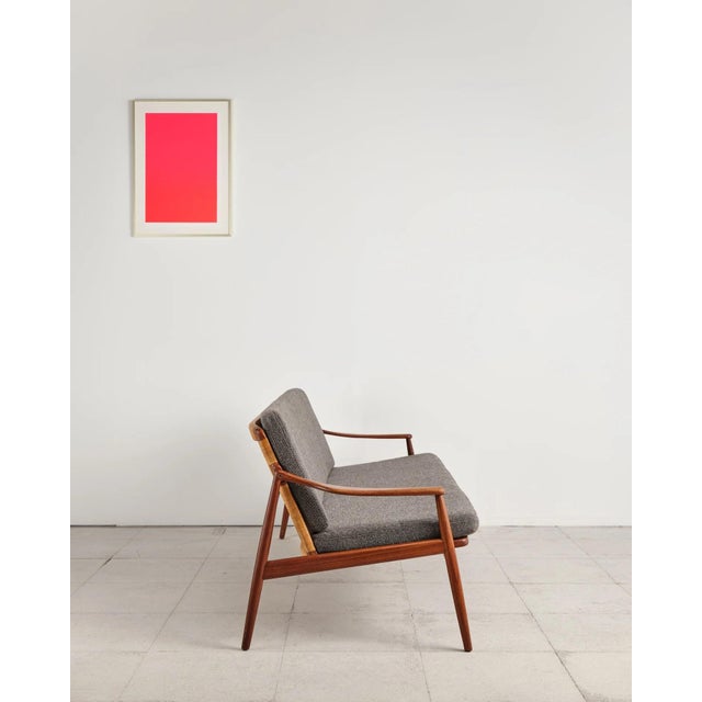 Teak Sofa with Cane Webbing, 400 Series by Hartmut Lohmeyer for Wilkhahn, Germany, 1960s For Sale - Image 9 of 18