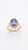 2020s Natural Tanzanite 4cts & Diamond 0.30cts Ring in 18k Gold For Sale - Image 5 of 7