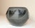 Ceramic Antique Handmade Native American Santa Clara Pueblo Black Pottery Blackware Bowl For Sale - Image 7 of 11