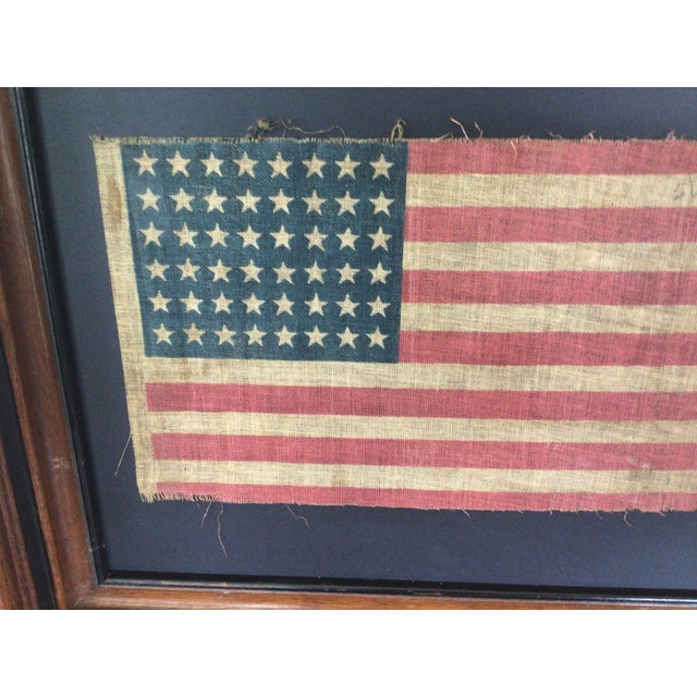 Antique 48 Star American Flag made between 1912 and 1920. The flag is made from Gauze cotton and is in very good condition...