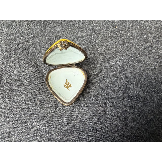 1980s French Limoges I Love You Heart Trinket Box For Sale - Image 17 of 18