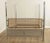Hollywood Regency Style Metal Caned Back Full Poster Bed For Sale - Image 12 of 13