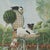 Wood Pair of Vintage Whimsical Paintings of Dogs in Decorative Frames by Stephanie Hoppen For Sale - Image 7 of 18