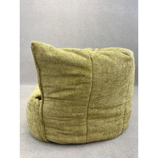 Yellow Set of Vintage Brigantin Armchair & Ottoman in Fabric from Ligne Roset, 1980s For Sale - Image 8 of 18