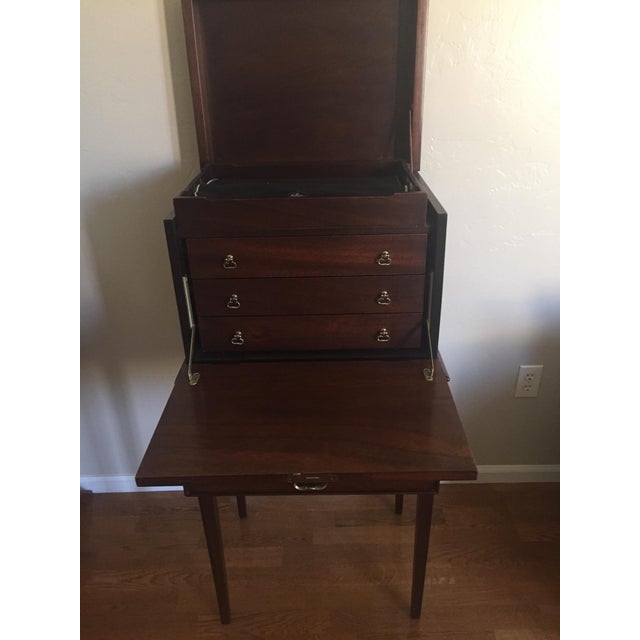 Vintage Henkel Harris Type Mahogany Silverware Chest With Legs Chairish