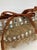 Mid 20th Century Mid 20th Century Dolce and Gabbana Crystal Rhinestone Burlap Shoulder Bag For Sale - Image 5 of 7