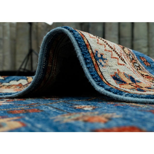 Textile Turkish Oushak Runner Rug 3'1" x 12'7" #17013 For Sale - Image 7 of 8