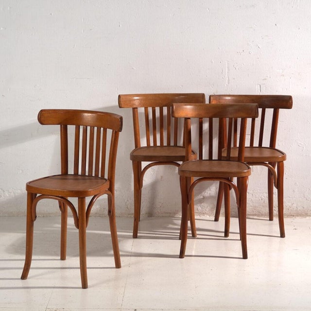 Bentwood Chairs in the style of Thonet, Central Europe, 1930, Set of 4 For Sale - Image 12 of 12