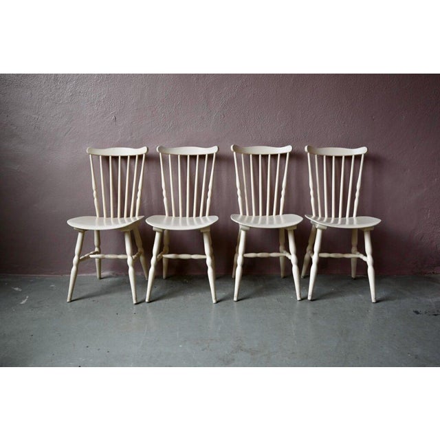 Boho Chic Bistrot Bohèmian Chairs in Wood from Baumann, Set of 4 For Sale - Image 3 of 18