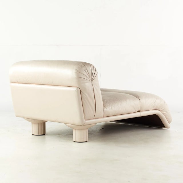 Cream Carlo Bartoli for Rossi Di Albizzate Mid Century Chaise Lounge For Sale - Image 8 of 11