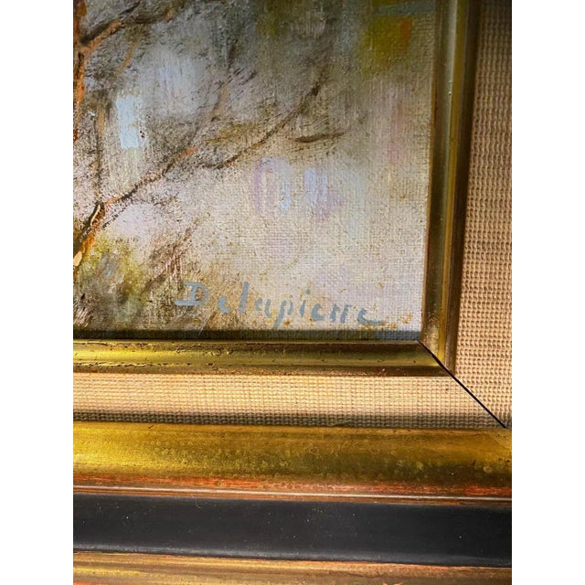 1980s Roger Delapierre, Edge of the Rhone, Oil on Canvas, 1982 For Sale - Image 5 of 10