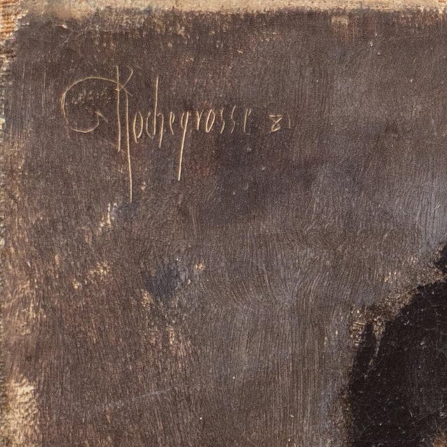 'Young Woman in Costume' by Georges Antoine Rochegrosse, 1881, Société Des Artistes Français For Sale - Image 4 of 12