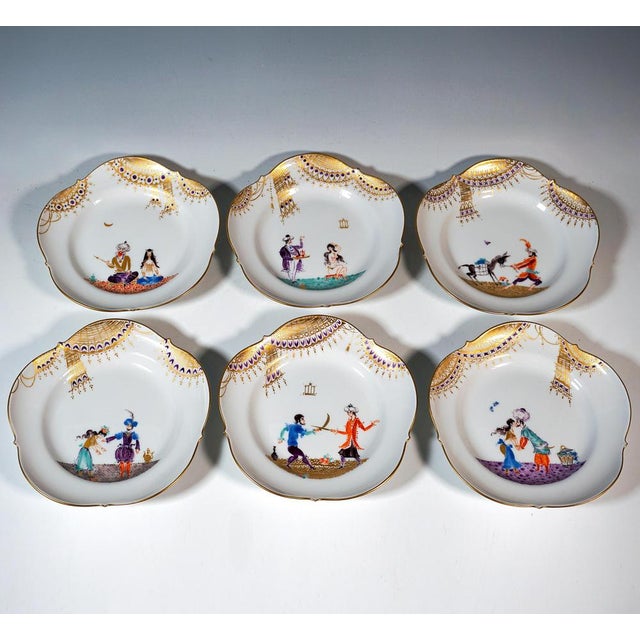 Coffee Mocha and Dessert Set for Six Persons from Meissen, Set of 25 For Sale - Image 10 of 15