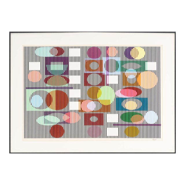 Yaacov Agam "Double Metamorphosis Ii" Screenprint For Sale