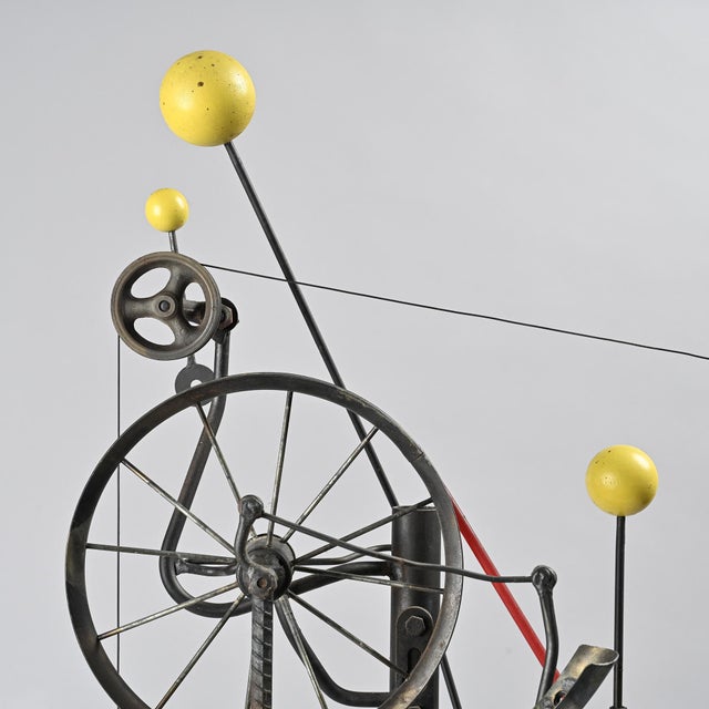 Kinetic Metal Sculpture, Switzerland, 1996 For Sale - Image 13 of 16