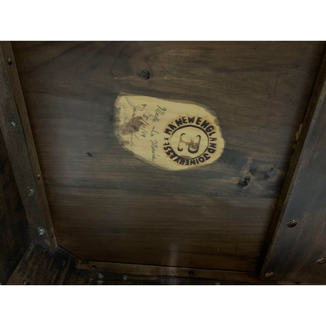 Dark Walnut Tavern or Farm Table For Sale - Image 4 of 9