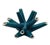 1960s Vibi Torino Green Ceramic Multi-Flower Vase, Italy, 1960s For Sale - Image 5 of 6