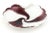 Murano Seguso Purple and White Case With Silver Foil Swirled Glass Bowl Vintage For Sale - Image 10 of 10