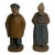 Vintage 1940s Syroco Wood Figurine Pair Sea Captain & Wife Nautical Folk Art For Sale