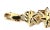 Late 20th Century 23553 - Ound Starfish 14k Yellow Gold Cut Design Link Bracelet For Sale - Image 5 of 5