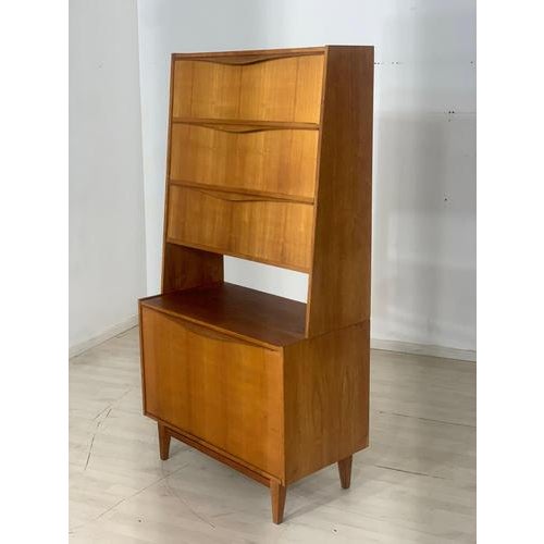 Wood Vintage Linen Closet Wardrobe from Hellerau For Sale - Image 7 of 10