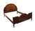 French Provincial Vintage Antique Solid Walnut French Provincial Full Size Bed 106 For Sale - Image 3 of 9
