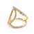 Diamond Ring 14k Gold 0.85 TCW 7.02 Grams Certified, Size 6.5 For Sale - Image 4 of 11