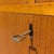 Mid-Century Teak Bookcase With Drop-Front Desk and Lighting, Mid-Century Modern For Sale - Image 10 of 18