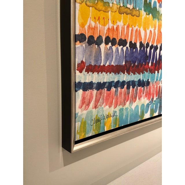 Abstract Cheryl Warrick - Colorful Patterns Giclee For Sale - Image 3 of 6