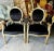 In love with the design. Beautiful black chair with gold frame. It has a unique and gorgeous black velvet fabric. Elegance...