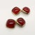 Pair of Antique Art Deco Signed Larter & Sons Carnelian Cabochon Cufflinks For Sale - Image 4 of 8
