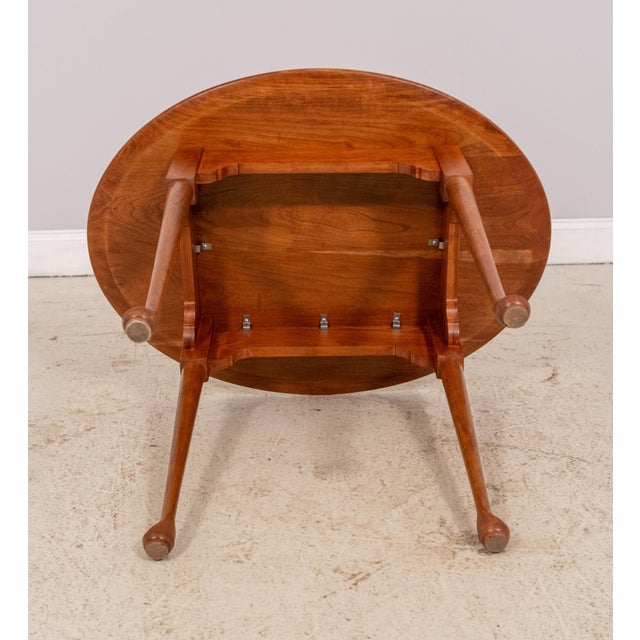 Primitive Country Style Cherry Occasional Table For Sale - Image 9 of 9