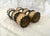 Set of 6 Beaded Rattan Napkin Rings For Sale - Image 4 of 4