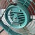 Vintage Emerson Seabreeze Electric Fan Turquoise Metal Frame 24" For Sale In Kansas City - Image 6 of 18