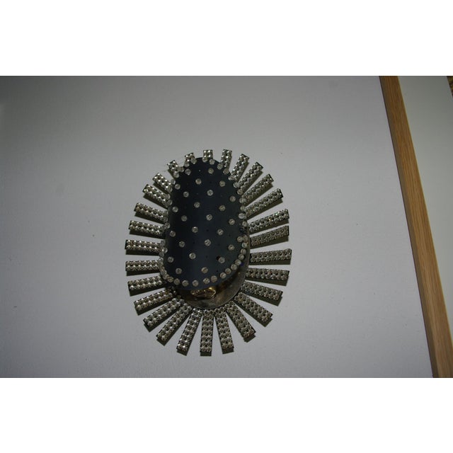 Paire d'applique extremmement rareet charmante des années 50 fabrication de haute qualité les cristaux swarovski et la...