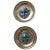 Antique 19th Century French Empire Gilt & Patinated Bronze Drapery Curtain Tie Backs Roundel Rosettes With Classical Head Mask 1810 - a Pair For Sale - Image 11 of 11
