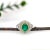 Gia Certified Emerald in a Bespoke Heirloom Setting For Sale - Image 4 of 8