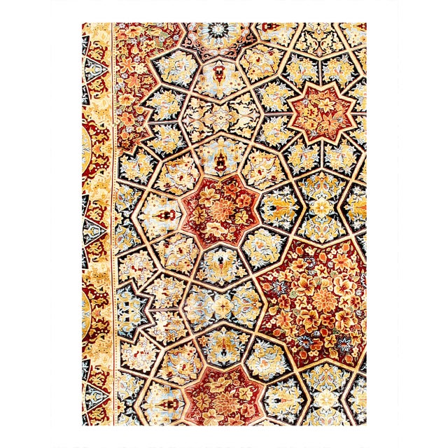 Viscose on a cotton foundation with a medallion This rug has a dense, soft pile, and excellent quality, to ensure that you...