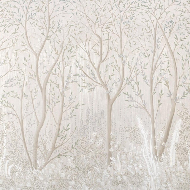 In artist Colette Cosentino’s fantastical dreamscape of a forest, multi-layered applications of acrylic and metallic...