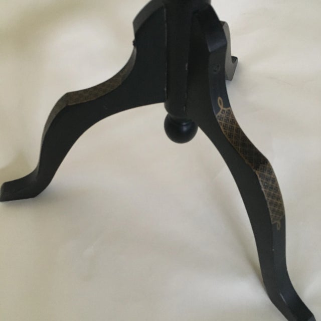 Vintage Chinoiserie Style Side Table For Sale - Image 4 of 11