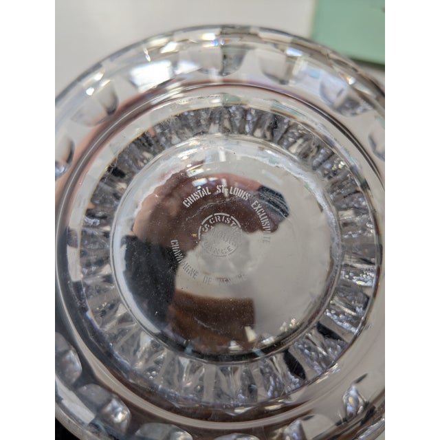Saint Louis Crystal French Decanter With Stopper – 11.75" For Sale - Image 9 of 10