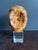 Vintage MCM Carved Alabaster Owl on Lucite Stand For Sale - Image 10 of 12