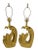 Mid-Century Modern Pair of Pierre Cardin Brass Tidal Wave Lamps For Sale - Image 3 of 12